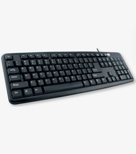 Tastiera PS2 105 tasti Standard Nero Design Ergonomico e Resistente Techly