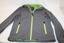 Giacca antipioggia Geox Nebula uomo grigia antivento full zip con cappuccio taglia 38 nuova $495