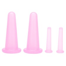 4 pezzi Coppettazione Viso