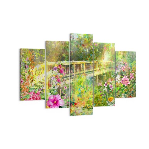 Quadro tela 150x100cm ponte - quadro,