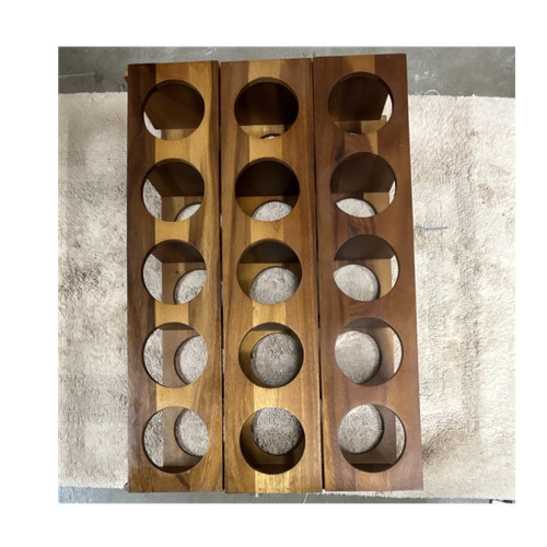 Porta vino legno impilabile - legno,