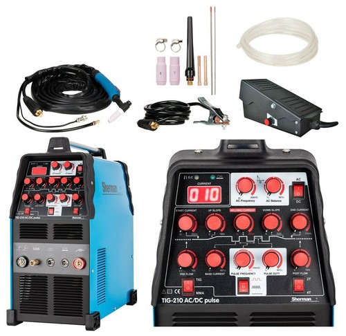 Sherman tig 210 - 210, ac/dc