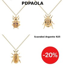 Collana Donna Scarabeo Argento