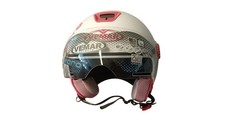 Casco Hello Kitty Vemar Introvabile Con Grafica - Taglia L - Colore Bianco/Rosa