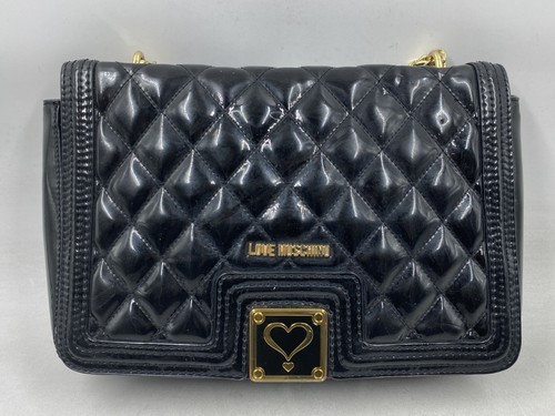 Love moschino black quilted - love,