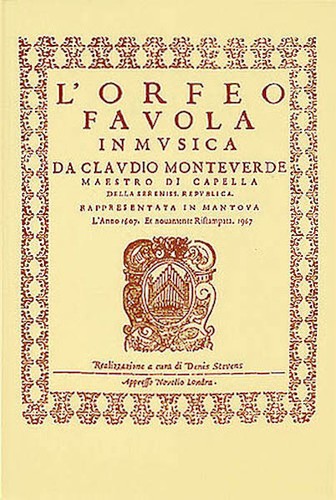 Claudio monteverdi orfeo - claudio, l'orfeo
