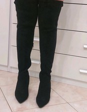 Stivali donna alti scamosciati