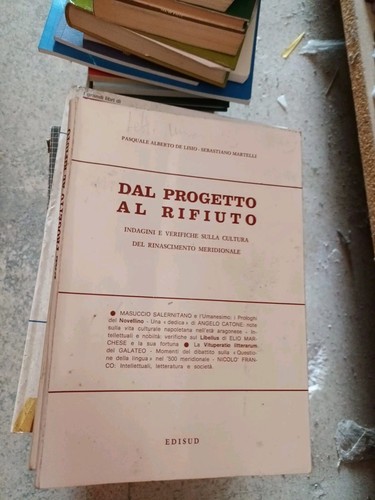 Dal progetto rifiuto - progetto, al