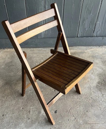 Sedia pieghevole doghe in - a,