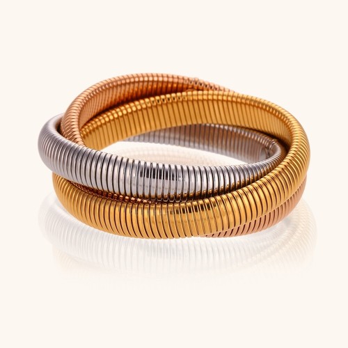 Bracciale acciaio inox catena - acciaio,