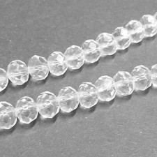 Perle di vetro sfaccettate