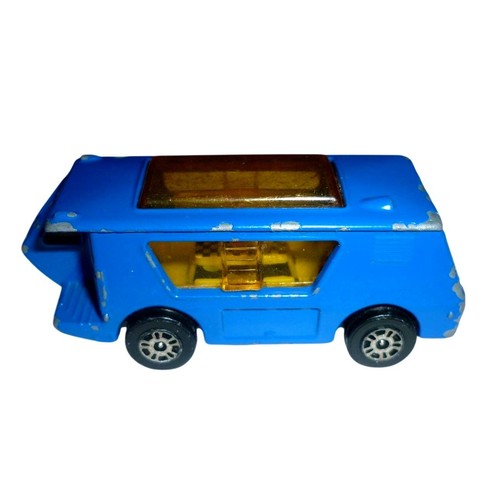 Giocattolo camper van blu - camper,