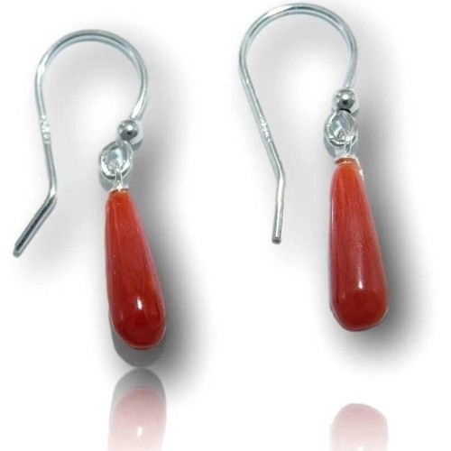 Orecchini con corallo rosso - corallo,