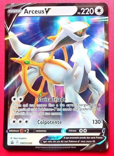 Carta pokemon arceus - pokemon, promo