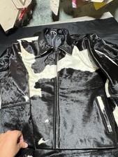 Giacca donna pelle bovina frange vera pelle di mucca | Western Biker fatta a mano