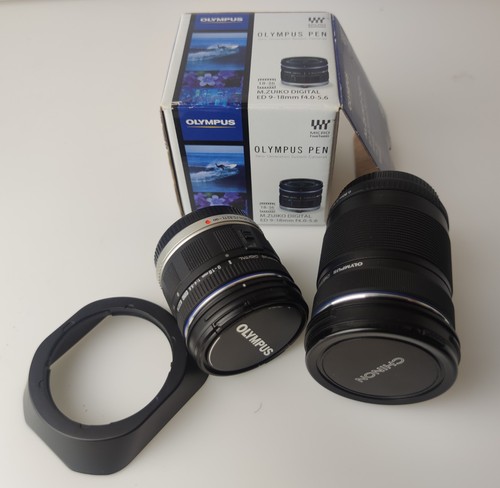 Kit olympus zuiko 9 18mm - kit, 9-18mm