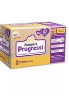 Pampers Progressi Mini, 112 Pannolini, Taglia 2 (3-6 Kg) FORMATO SCORTA