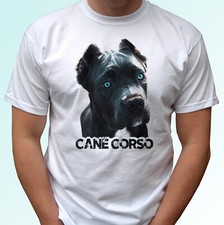 T-shirt bianca Cane Corso cane