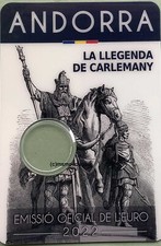 Andorra 2 euro coin card 2022