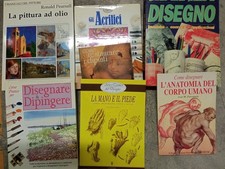 Lotto 7 volumi manuali pittura