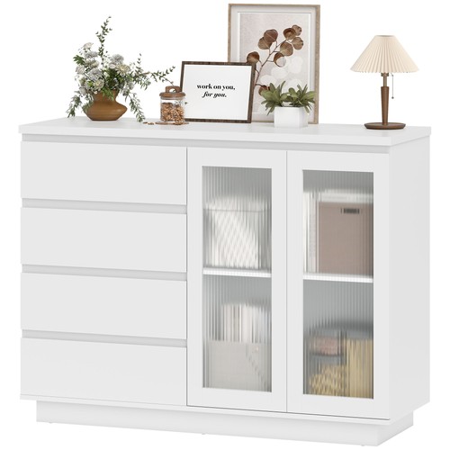 Homcom credenza cucina - con, 4