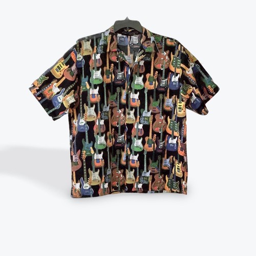 Camicia fender stampa chitarra - camicia,