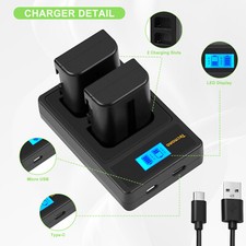 Batteria 2x 2,5Ah NP-FM500H