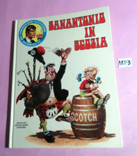 LIBRO FUMETTO SANANTONIO IN SCOZIA-1°EDIZIONE MONDADORI 1974(CARTONATO,A COLORI)