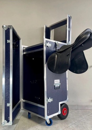 Baule equitazione elegance blu - equitazione,