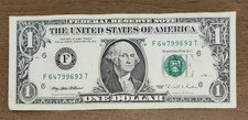 Bellissima Banconota 1 Dollaro USA Circolata Series 1995  ( F 64799693 T) 