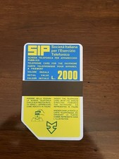 Schede telefoniche SIP Rara Serie SIDA 1°gruppo P13_C&C 1011  1981/8104