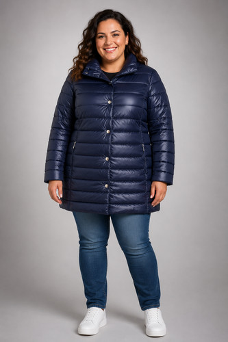 Giaccone donna bottoni - giaccone,