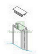 10PZ ZAF SCAFFALATURA TAPPO X PIANTANA BIFACCIALE GONDOLA GRIGIO: