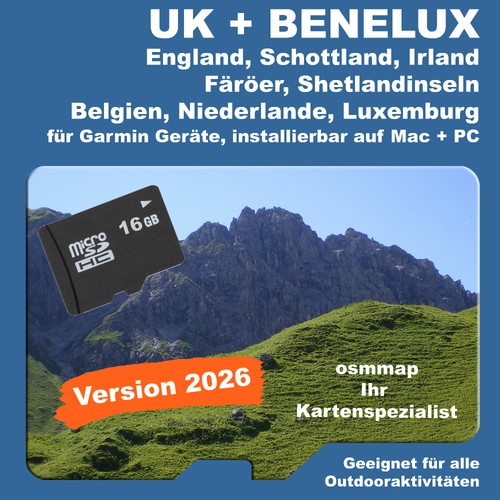 Mappa benelux per garmin - mappa, +