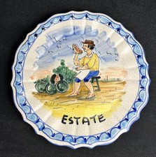 FRANCO ZAULI Faenza piatto da