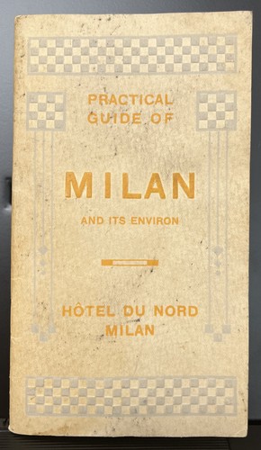 1912 milan italy vintage - milan,