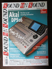 SOUND ON SOUND UK MAGAZINE SEPTEMBER 2000 AKAI DPS16 OBERHEIM OB12 MUSIC TECH