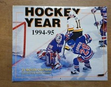 NHL CALENDARIO HOCKEY YEAR 1994-95   15 MONTH PLUS FULL NHL SEASON SCHEDULE