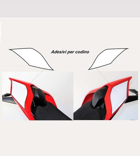 Adesivi per codone bordo - , nero