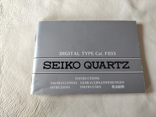 Seiko cal f033 - seiko, cal.