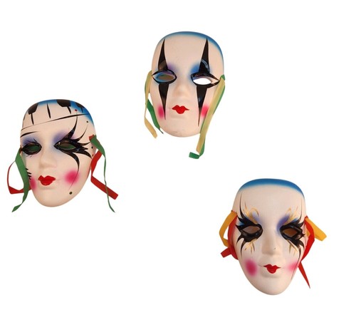 Maschere parete ceramica - da,