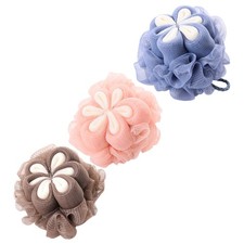 3pcs Bath Bath Loofah Spugnes