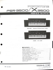 Yamaha PSR-3500 X3500 Tastiera
