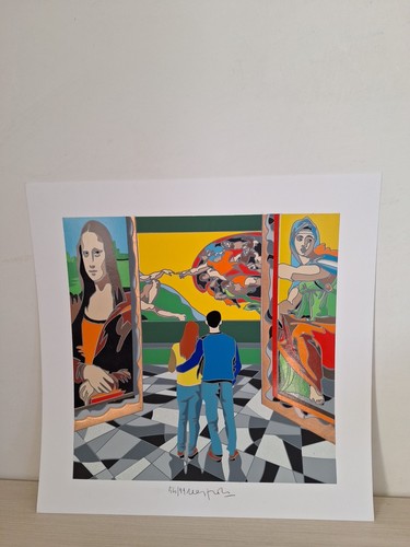 Ugo nespolo opera grafica su - ,opera,