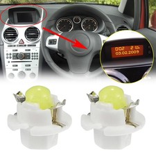 2 pezzi lampadine LED LCD MFD orologio radio display digitale per VAUXHALL CORSA C & D