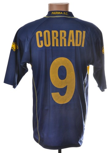 Maglia calcio parma match worn - maglia,