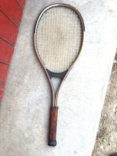 Vecchio racchetta tennis - vecchio,