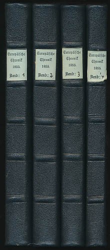 Buddeus cronaca europea 1855 - buddeus,,