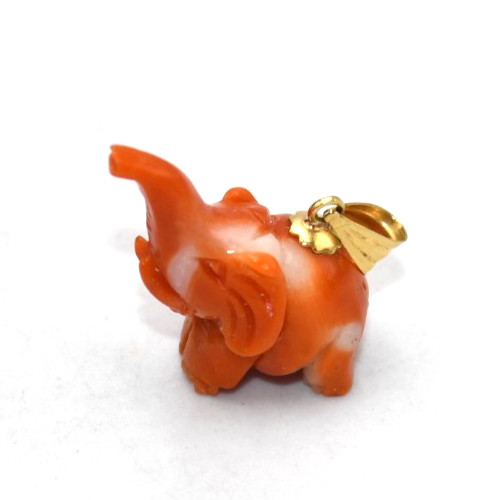 Ciondolo corallo elefante