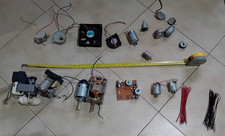 LOTTO 20 MOTORI ELETTRICI VARIE TENSIONI E DIMENSIONI MODELLISMO FAI DA TE